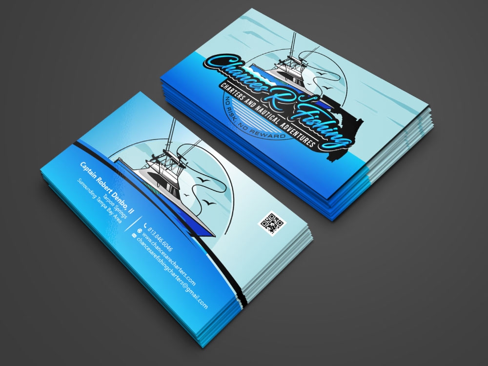 Chances R’ Fishing Charters and Nautical Adventures logo design by Boomstudioz