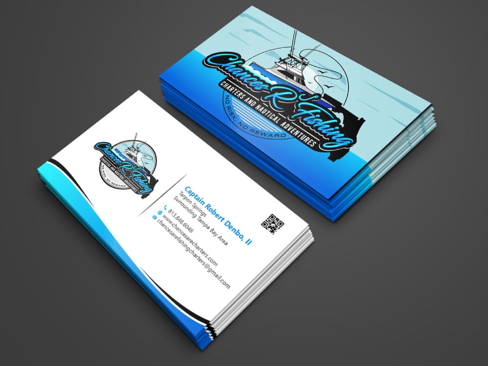 Chances R’ Fishing Charters and Nautical Adventures logo design by Boomstudioz