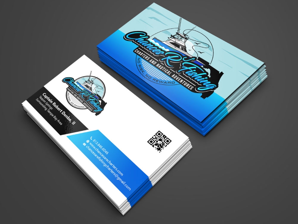 Chances R’ Fishing Charters and Nautical Adventures logo design by Boomstudioz