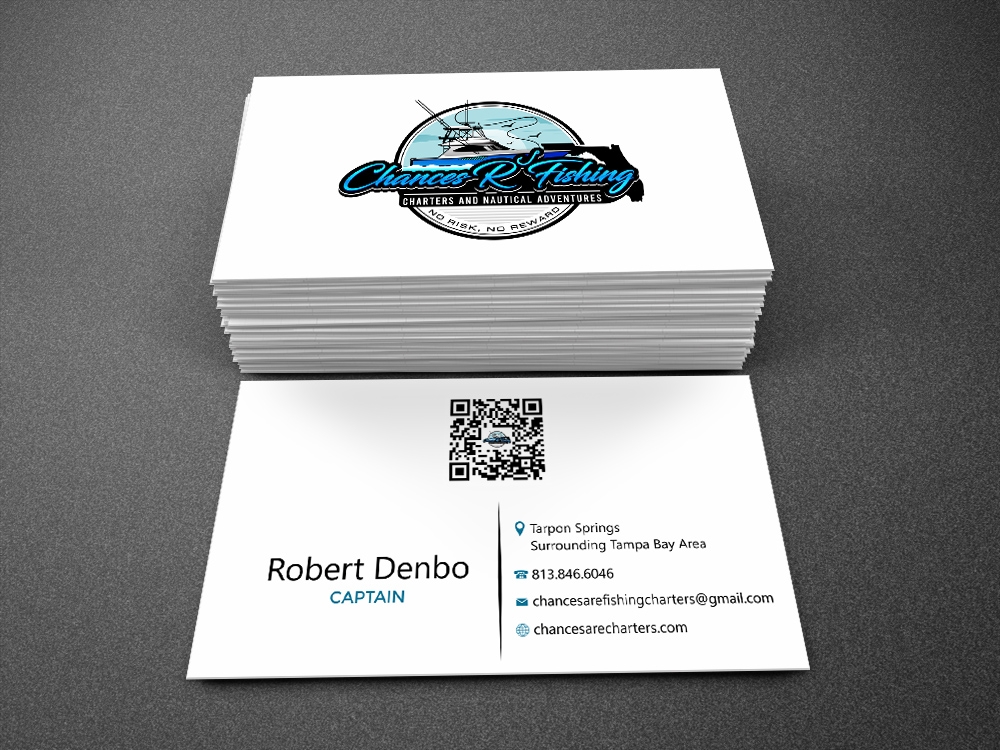 Chances R’ Fishing Charters and Nautical Adventures logo design by Girly