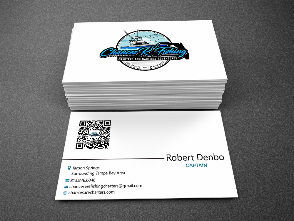 Chances R’ Fishing Charters and Nautical Adventures logo design by Girly