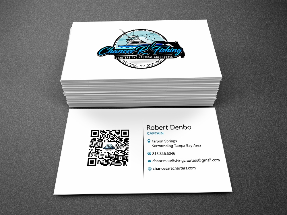 Chances R’ Fishing Charters and Nautical Adventures logo design by Girly