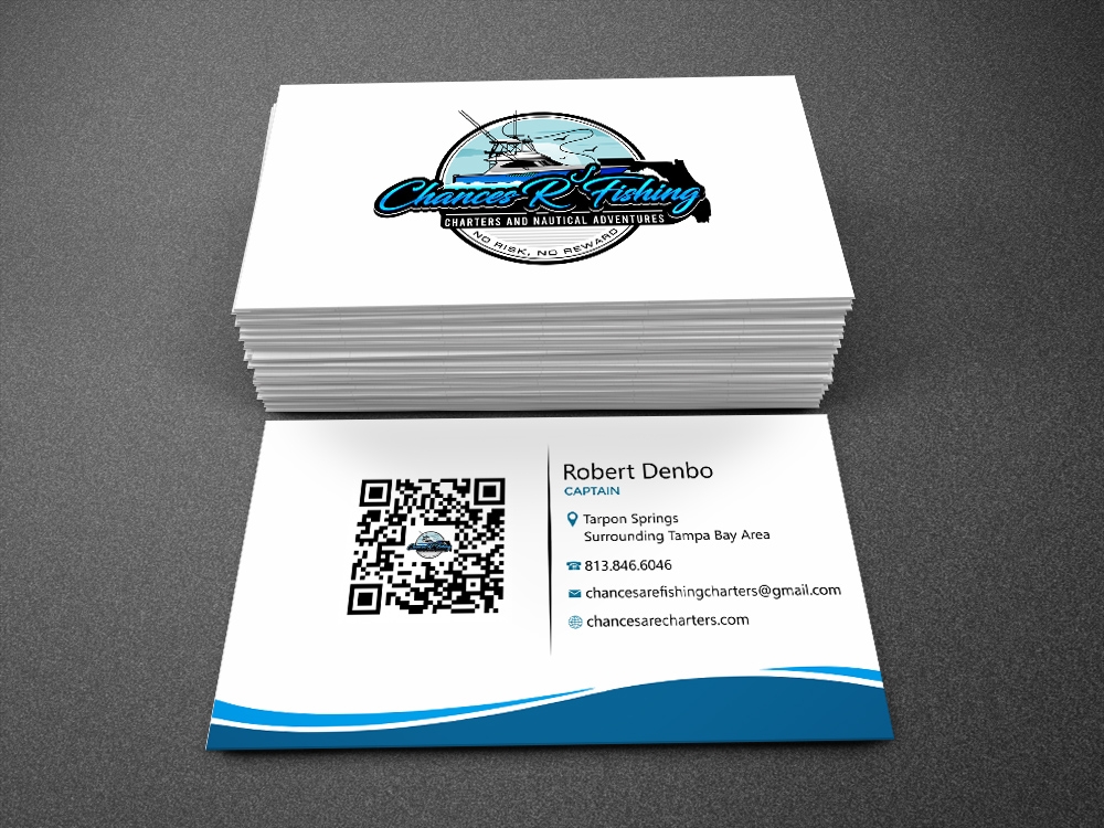 Chances R’ Fishing Charters and Nautical Adventures logo design by Girly