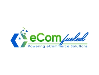 eComFueled ... tagline ... Powering eCommerce Solutions logo design by Aelius