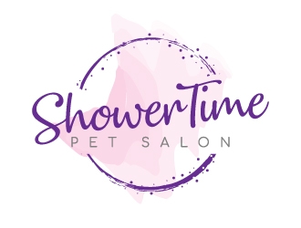 Shower time pet salon logo design by jaize