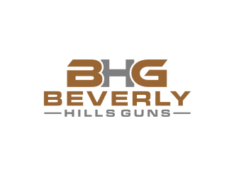 BEVERLY HILLS GUNS logo design by bricton