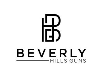 BEVERLY HILLS GUNS logo design by wa_2