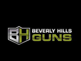 BEVERLY HILLS GUNS logo design by jaize