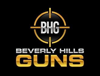 BEVERLY HILLS GUNS logo design by Kirito