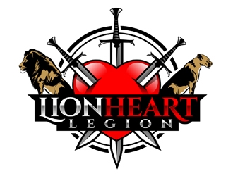 LionHeart Legion logo design by DreamLogoDesign