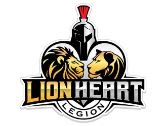 LionHeart Legion logo design by DreamLogoDesign