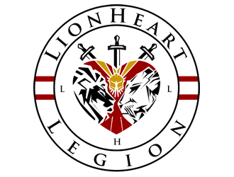 LionHeart Legion logo design by Coolwanz