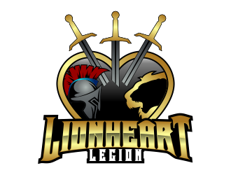 LionHeart Legion logo design by Kruger