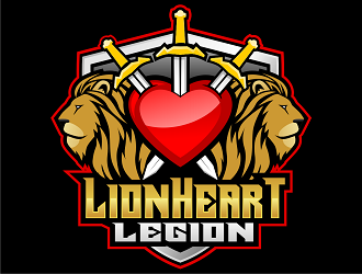 LionHeart Legion logo design by haze