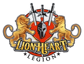 LionHeart Legion logo design by DreamLogoDesign