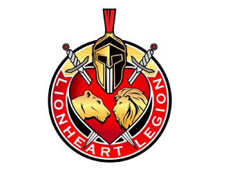 LionHeart Legion logo design by DreamLogoDesign