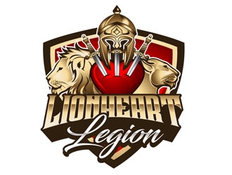 LionHeart Legion logo design by DreamLogoDesign