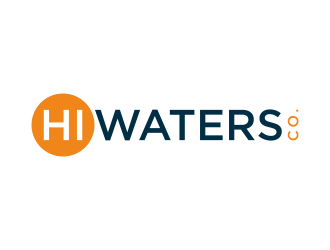 HiWaters co. logo design by p0peye