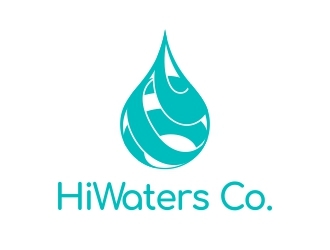 HiWaters co. logo design by b3no