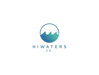 HiWaters co. logo design by haidar