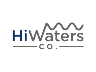 HiWaters co. logo design by puthreeone