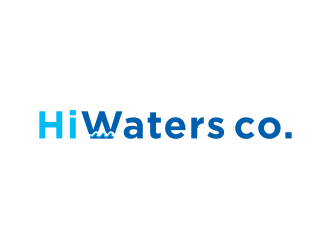 HiWaters co. logo design by Nafaz