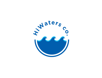 HiWaters co. logo design by Nafaz