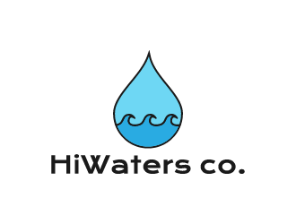 HiWaters co. logo design by fastsev