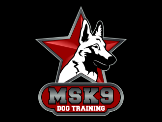 MSK9 Dog Training logo design by Kruger