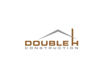 Double H Construction logo design by bricton