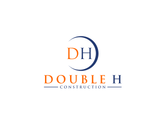 Double H Construction logo design by bricton