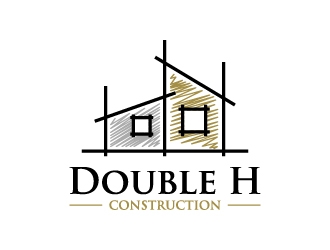 Double H Construction logo design by cybil