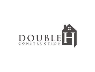 Double H Construction logo design by bricton