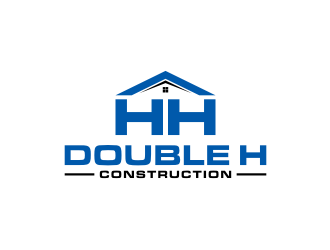 Double H Construction logo design by johana