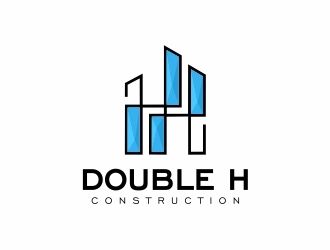 Double H Construction logo design by Alfatih05