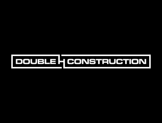 Double H Construction logo design by hopee