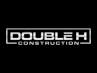 Double H Construction logo design by hopee