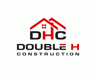 Double H Construction logo design by SelaArt