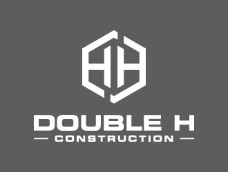 Double H Construction logo design by maserik