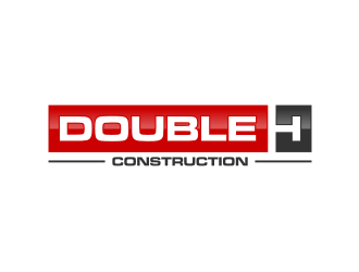 Double H Construction logo design by hopee