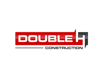 Double H Construction logo design by hopee