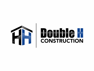 Double H Construction logo design by ingepro