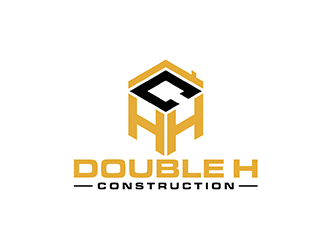 Double H Construction logo design by ndaru