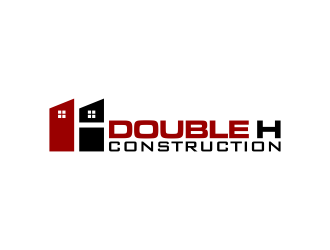 Double H Construction logo design by pakNton
