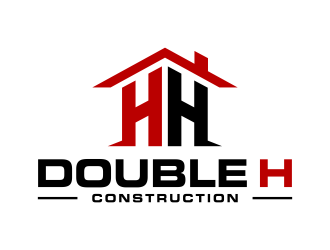 Double H Construction logo design by creator_studios