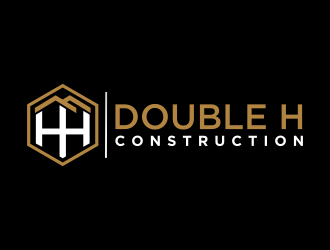 Double H Construction logo design by Mahrein