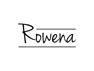 Rowena logo design by GemahRipah