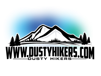 www.dustyhikers.com - Dusty Hikers logo design by AamirKhan