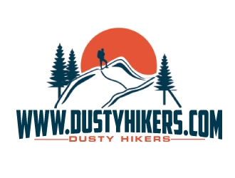 www.dustyhikers.com - Dusty Hikers logo design by AamirKhan