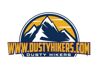 www.dustyhikers.com - Dusty Hikers logo design by AamirKhan
